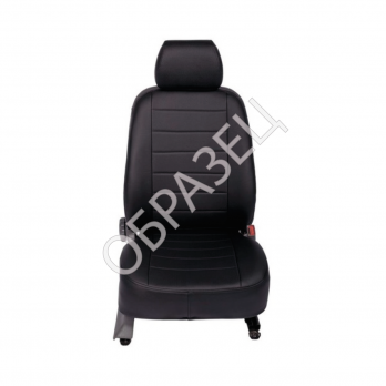 Авточехлы ЭкоКожа (SEINTEX) CHEVROLET Aveo II Цвет: черный 2011-